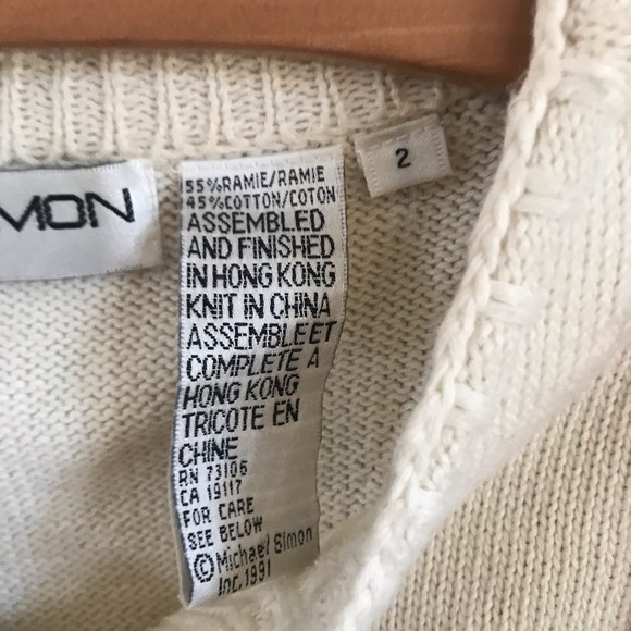 Unisex Vintage Michael Simon Suspenders Cardigan Sweater - Picture 11 of 11